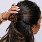 Open Hair Clip | Petite | Tortoise