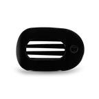 Round Flat Hair Clip | Med. | Jet Black