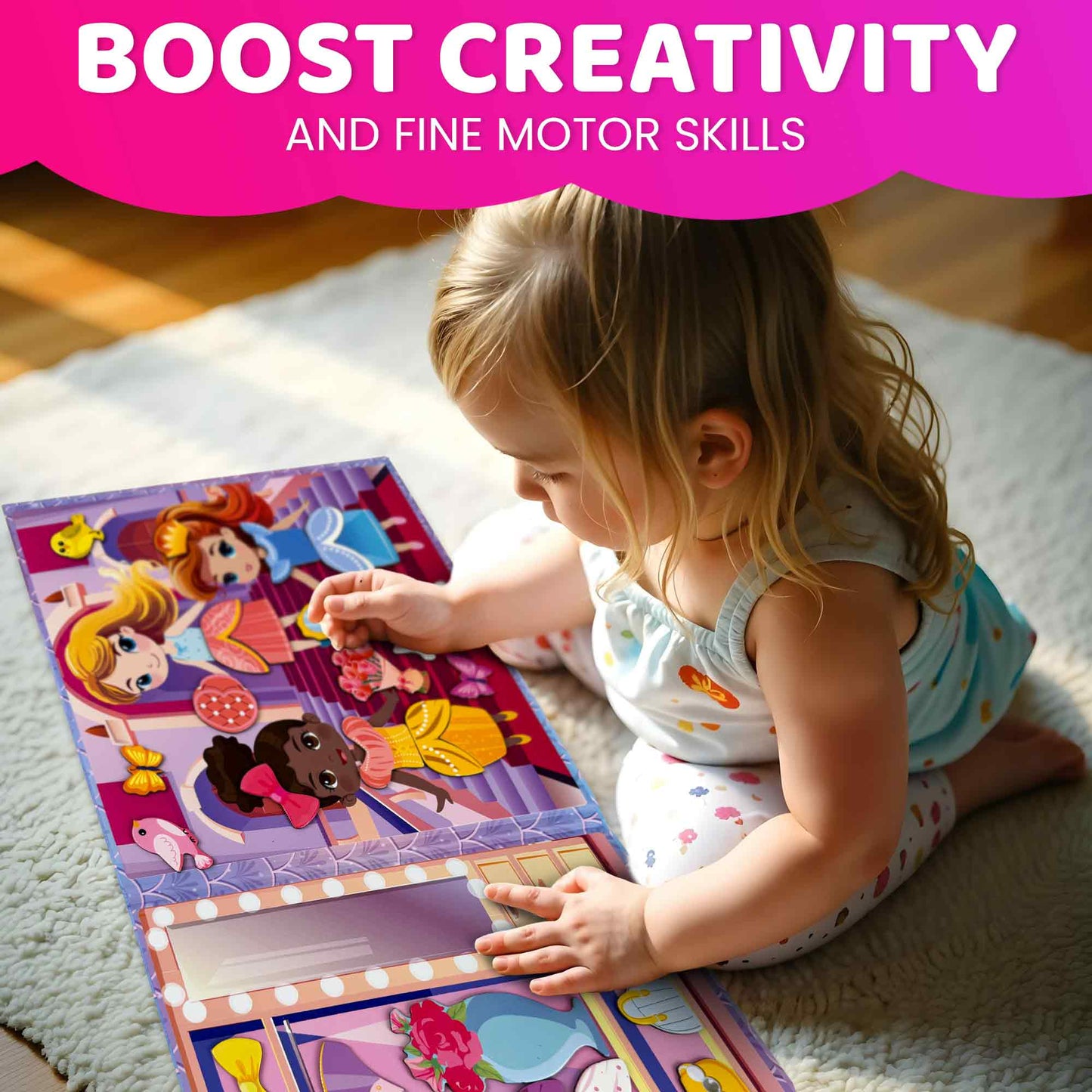 Quokka Magnetic Dress-Up Dolls for Kids| Princess