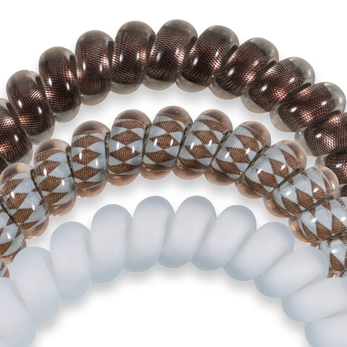 Teleties Spiral Hair Coils | Small | Truly Taupe Hair Ties