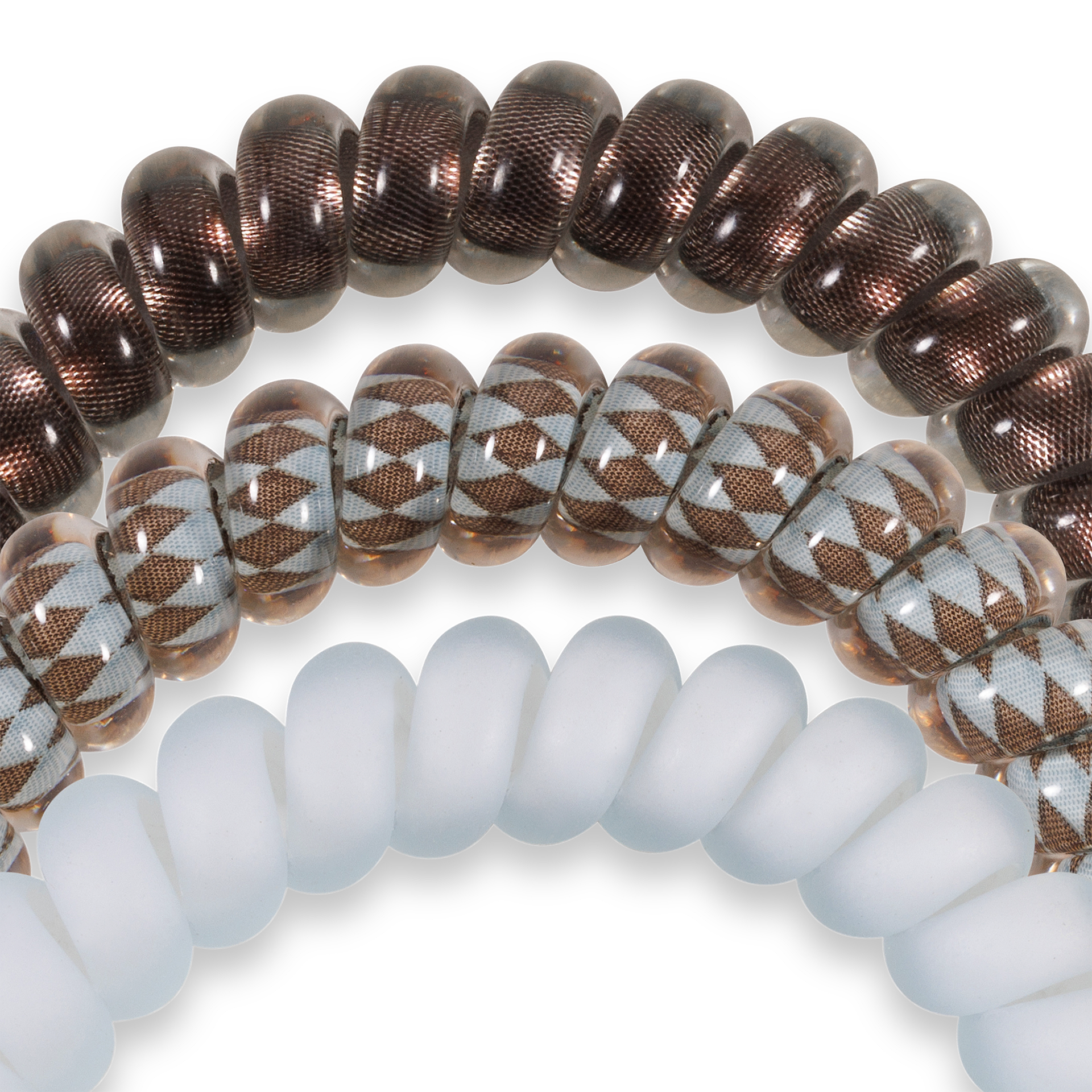 Teleties | Spiral Hair Coils | Small | Truly Taupe
