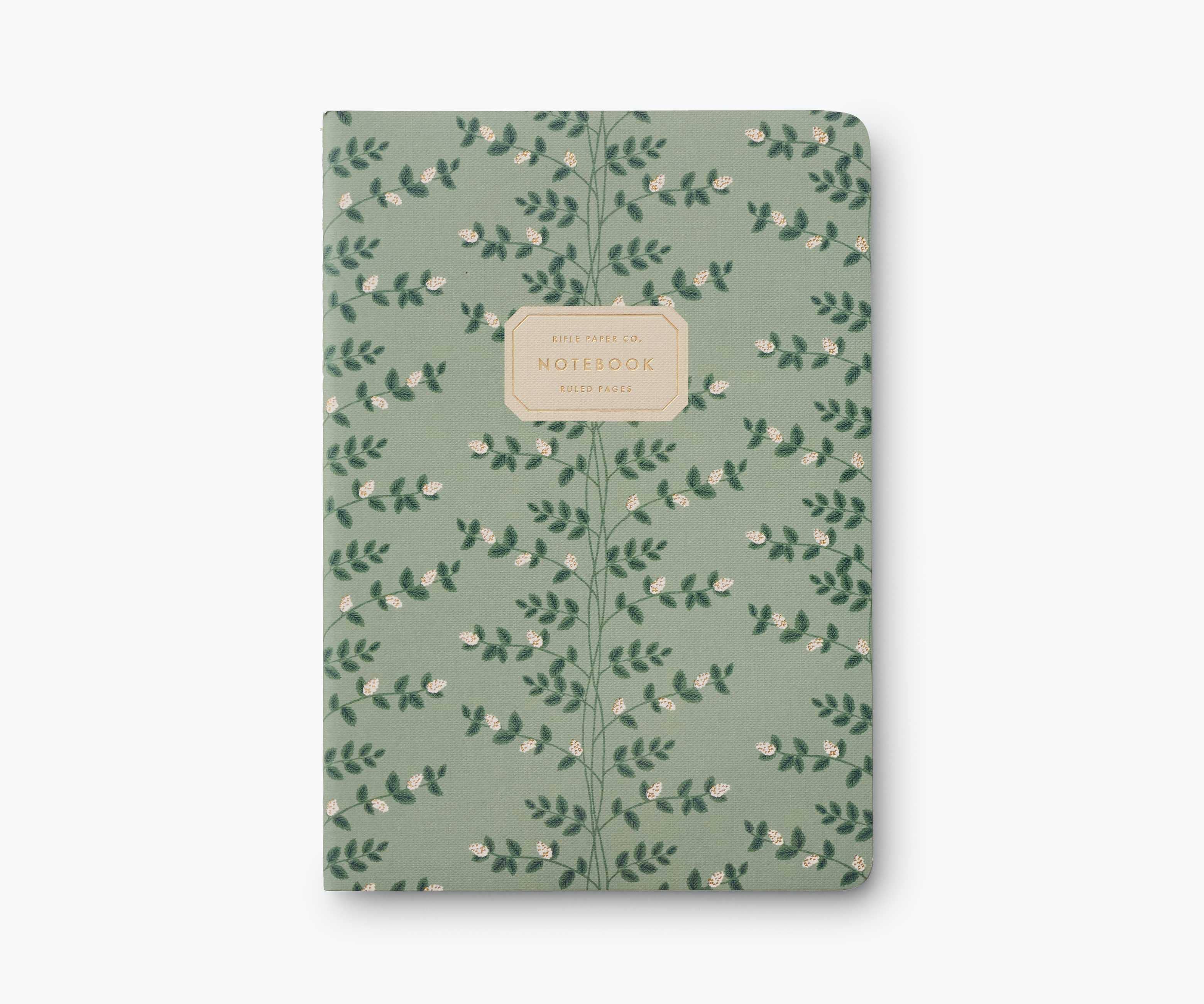 Rifle Paper Co. Assorted Set of 3 Dahlia Notebooks
