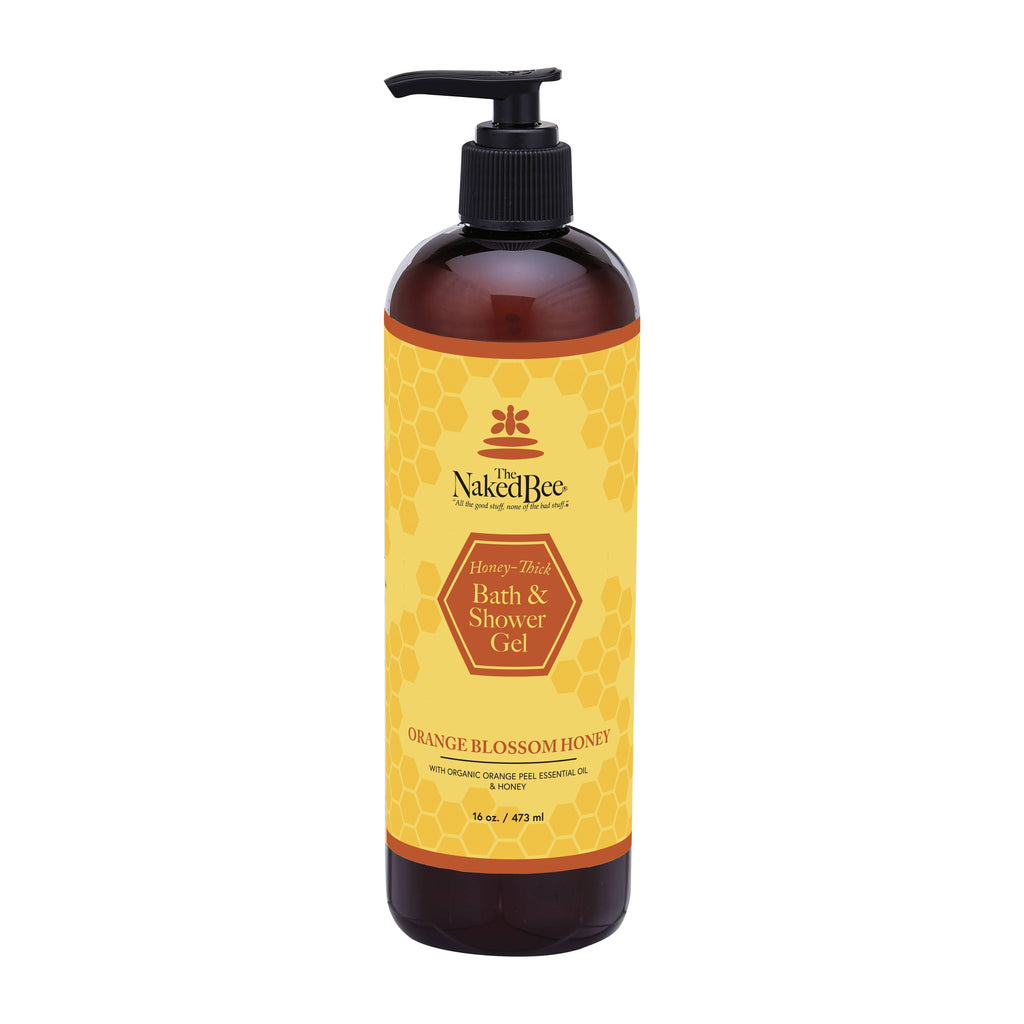 The Naked Bee | Bath + Shower Gel | Orange Blossom Honey 16oz