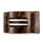 Flat Rectangle Hair Clip | Large | Tortoise