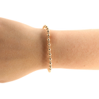 Beaded Blondes | Mini Katy Bracelet in Gold | Extended 7.25 inch