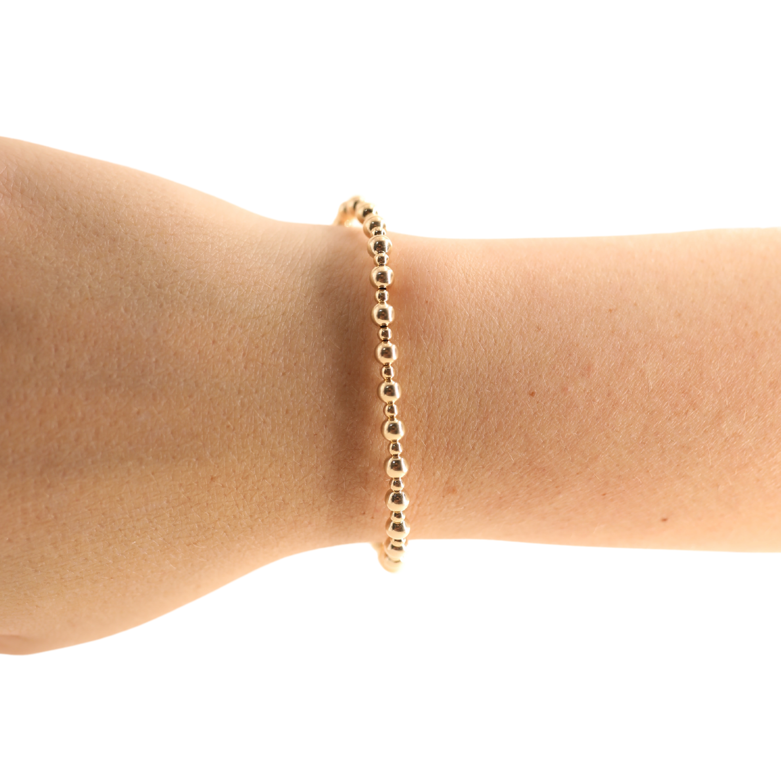Beaded Blondes | Mini Katy Bracelet in Gold | Standard 6.75 inch