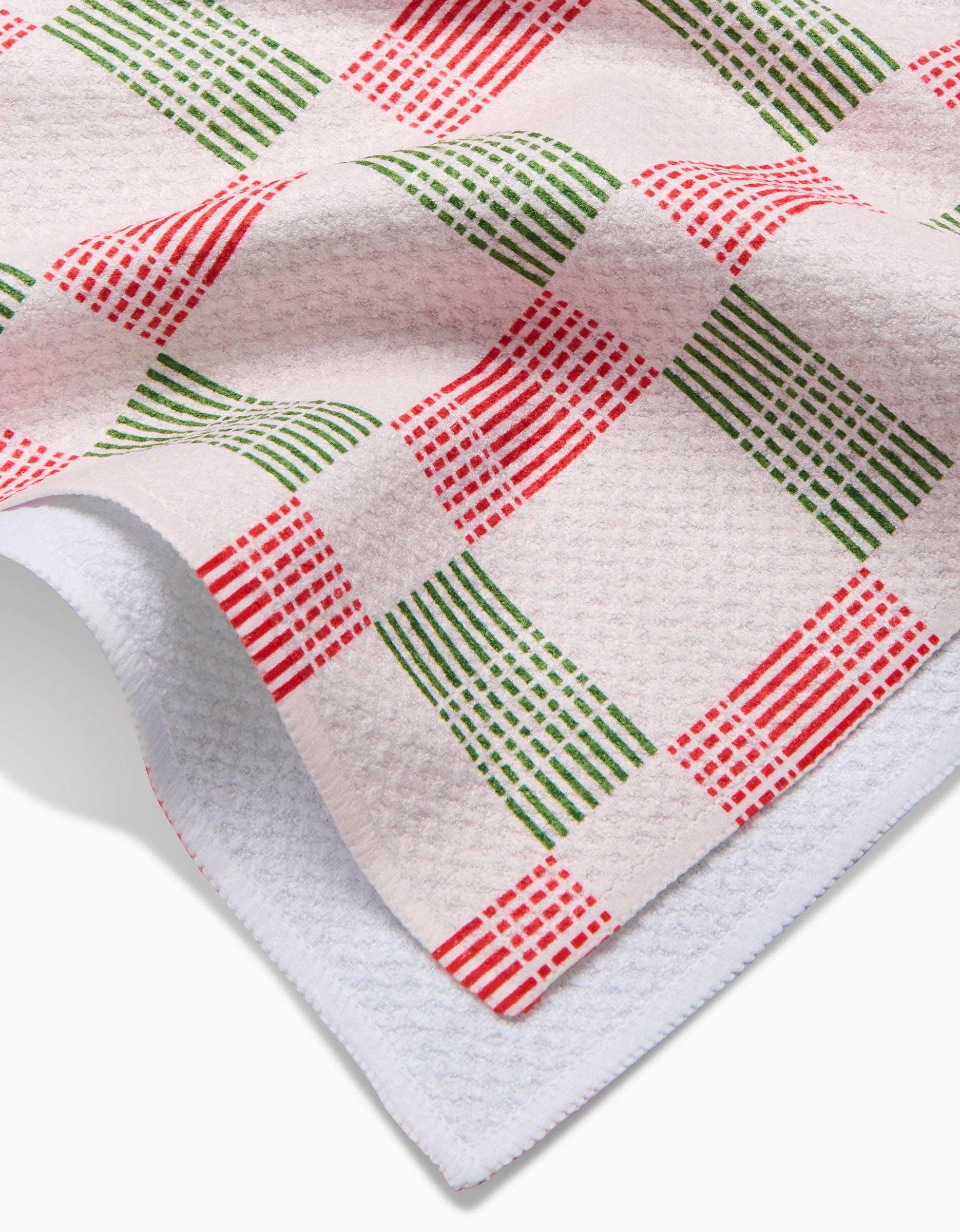 Geometry | Tea Towel | Be Merry Plaid