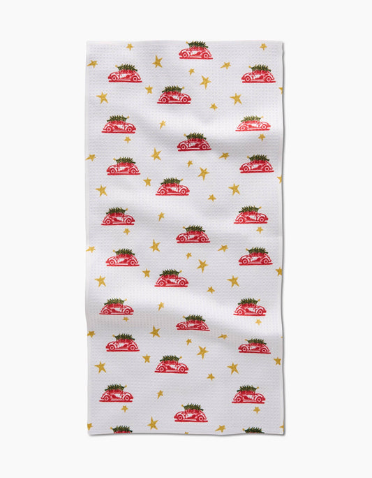 Geometry Christmas Bug Bar Towel