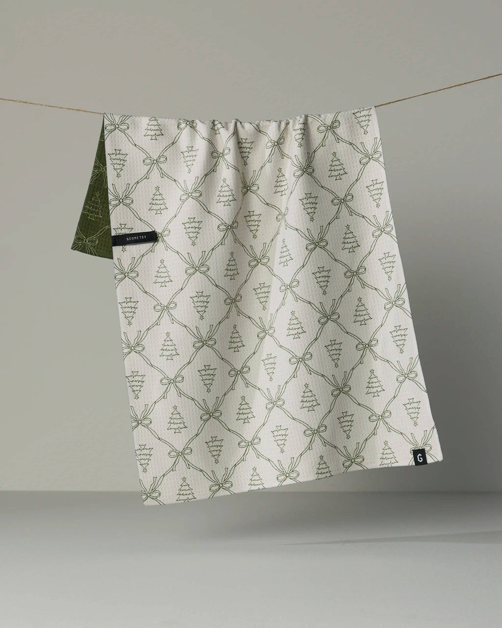 Geometry | Luxe Tea Towel | Cedar Bows