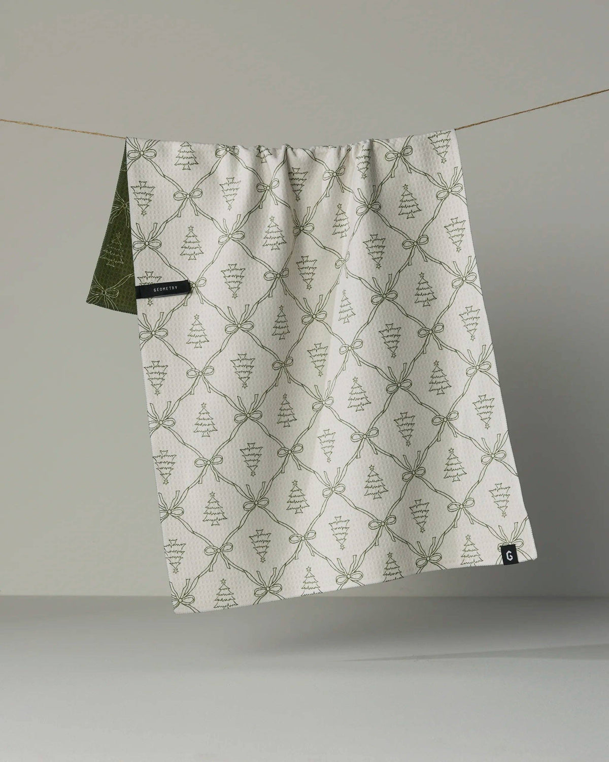 Geometry | Luxe Tea Towel | Cedar Bows
