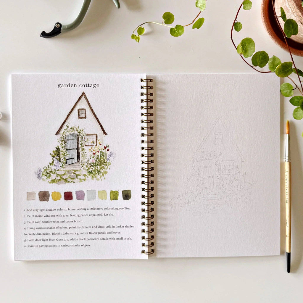 Emily Lex | Watercolor Workbook | Garden