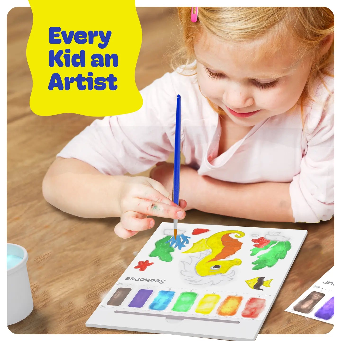 Dan & Darci Mess-Free Paint with Water Coloring Book For Kids, Toddlers