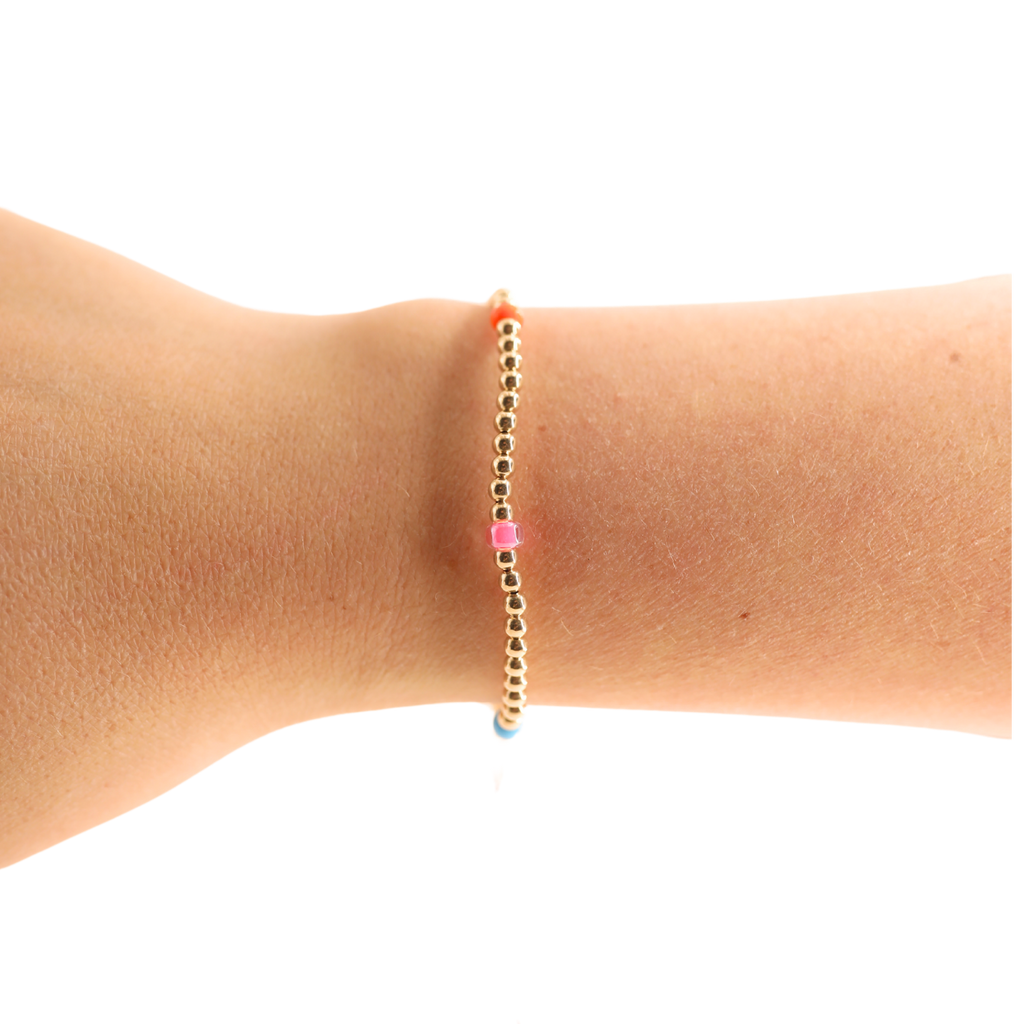 Beaded Blondes | Confetti Poppi Bracelet | Kids Size
