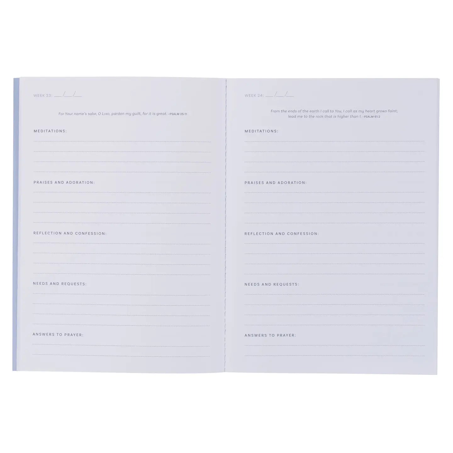Christian Art Gifts | Notebook | My Prayer Companion, blue