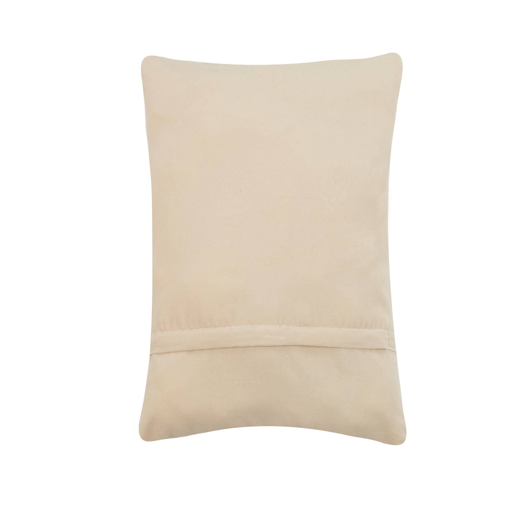 Ball Topiary Hook Pillow, Blue Trellis Pattern
