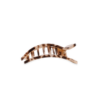 Flat Rectangle Hair Clip | Small | Blonde Tortoise