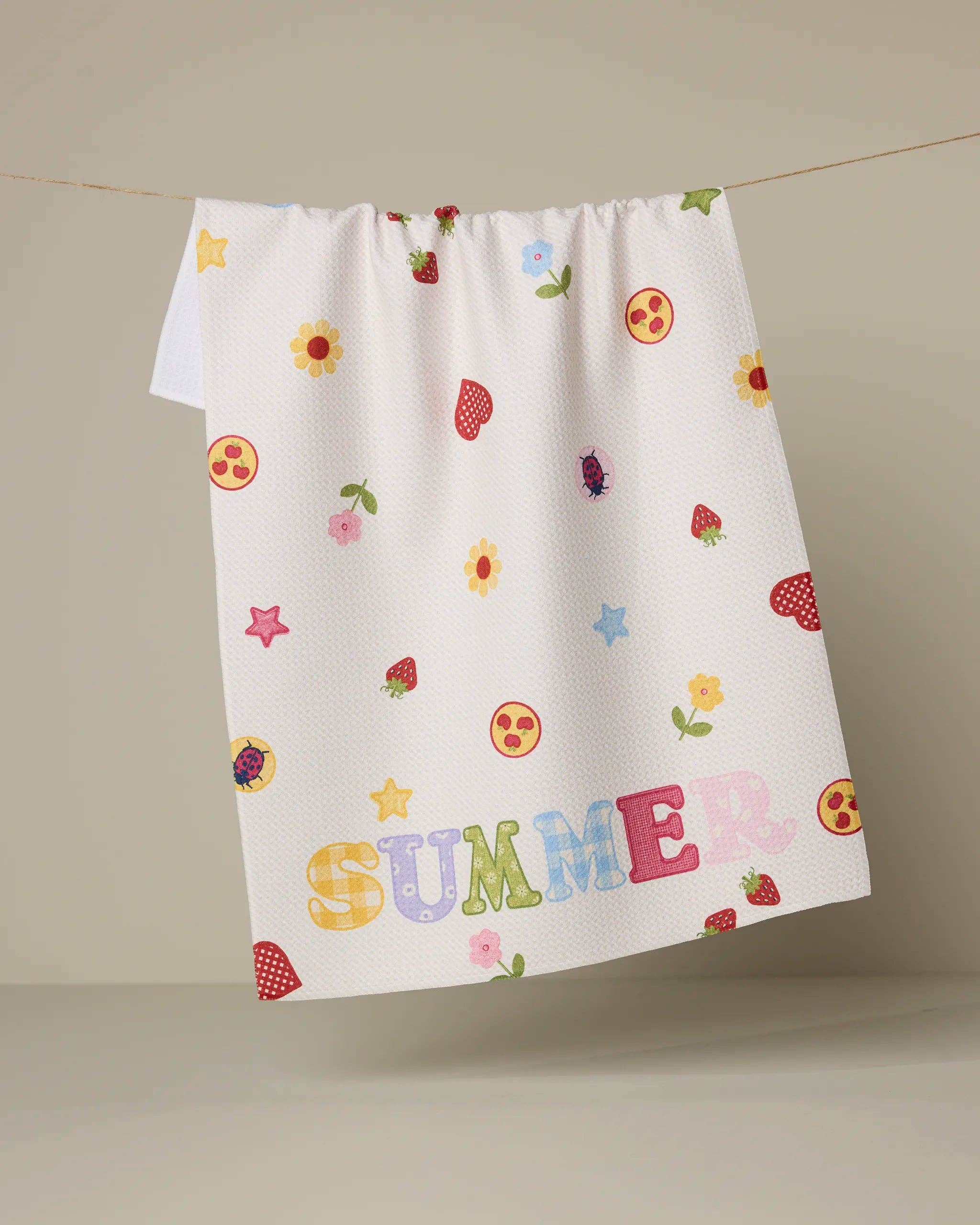 Geometry | Tea Towel | Summer Alphabet