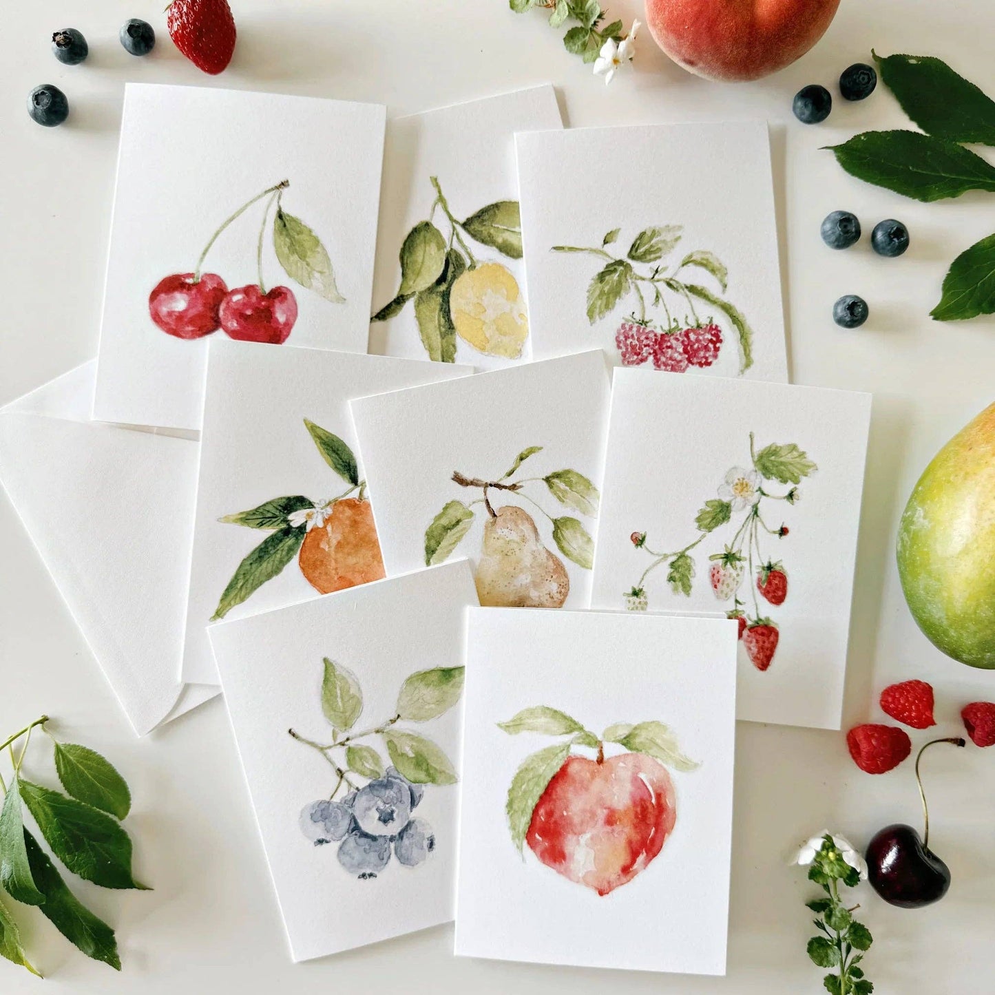 Emily Lex | Notecard Set | Fruit