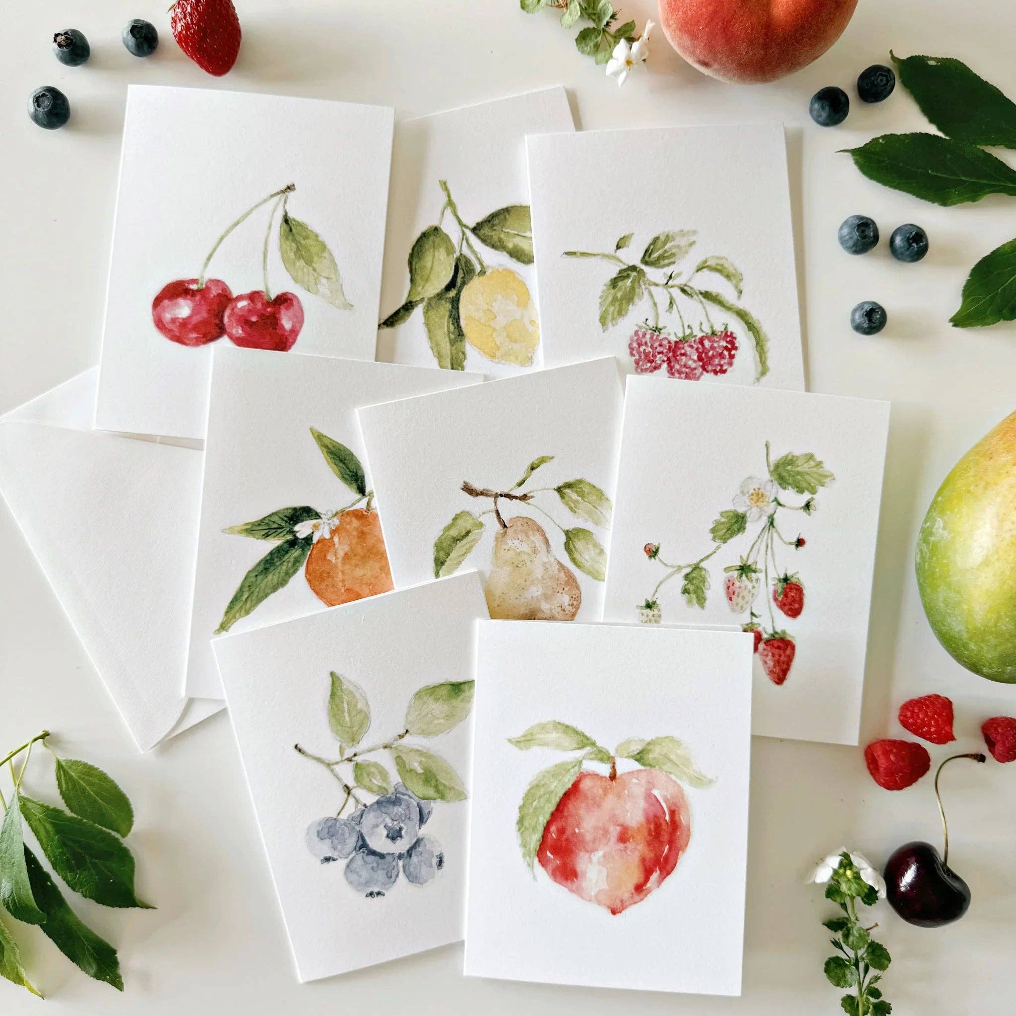 Emily Lex | Notecard Set | Fruit