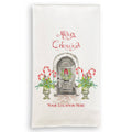 French Graffiti Merry Christmas Paducah Tea Towel