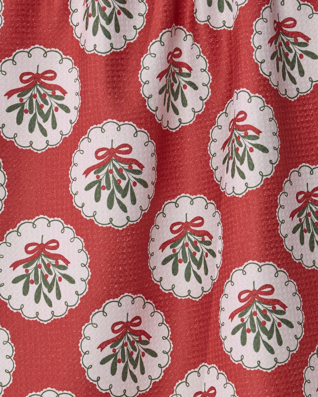 Geometry | Tea Towel | Merry Mistletoe