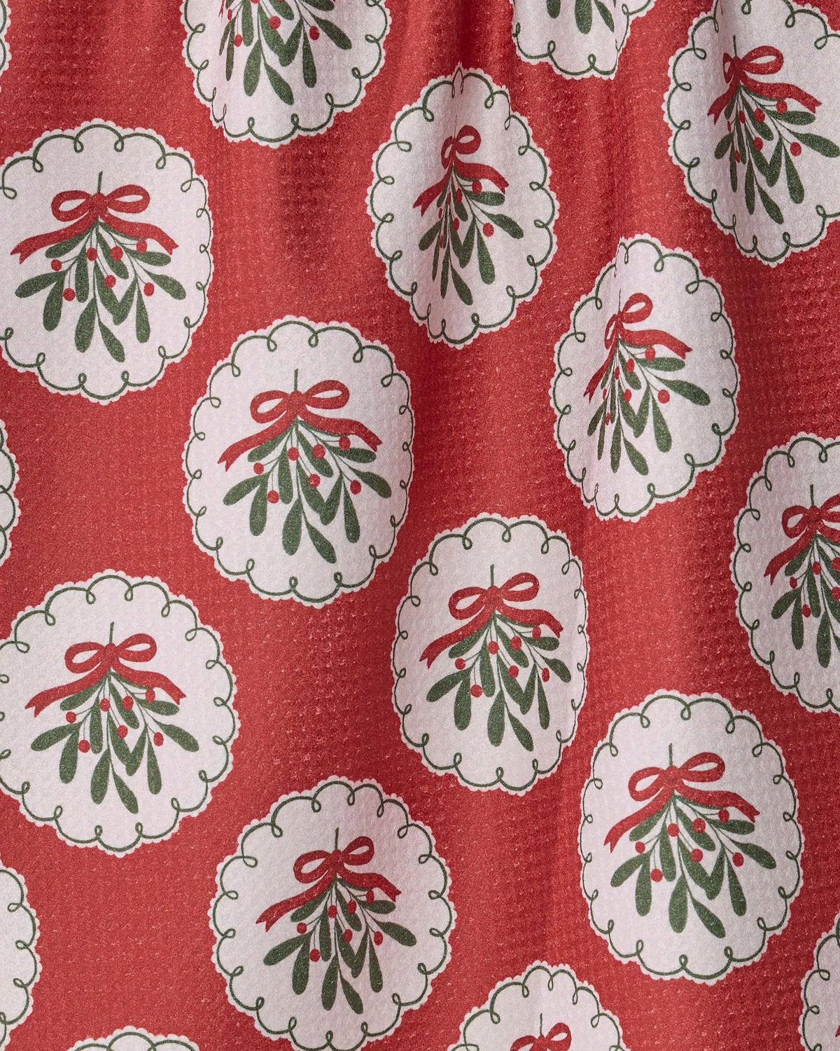 Geometry | Tea Towel | Merry Mistletoe