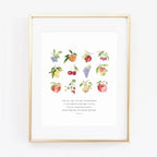 John 15:5 fruit scripture print