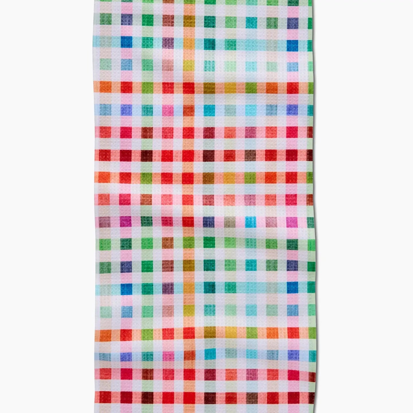Geometry | Bar Towel | Woven Spring Plaid