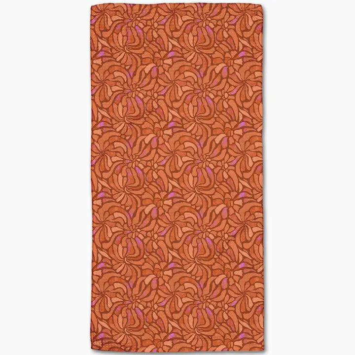 Geometry | Bar Towel | Coral Swirls