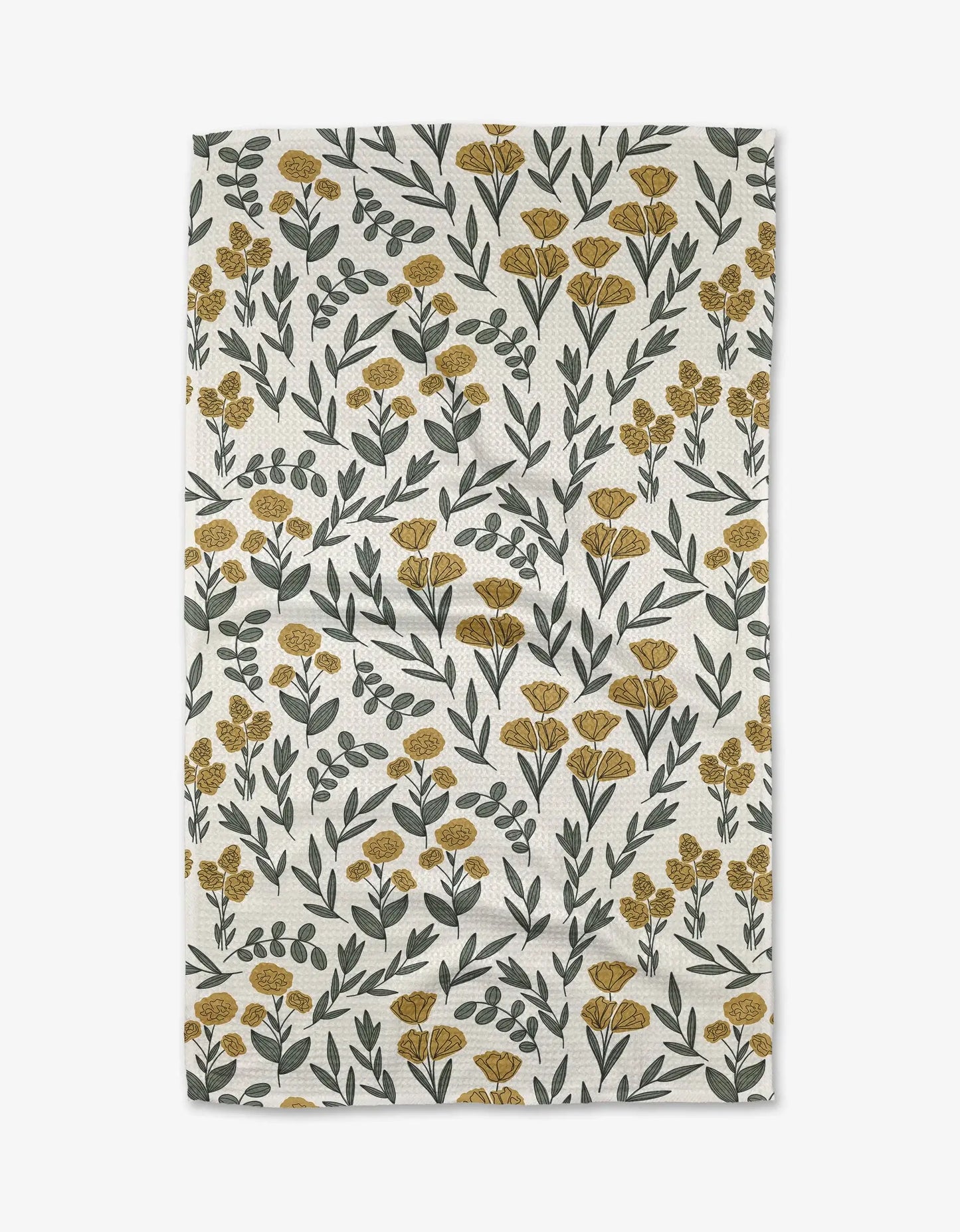 Geometry | Tea Towel | Charolette Yellow