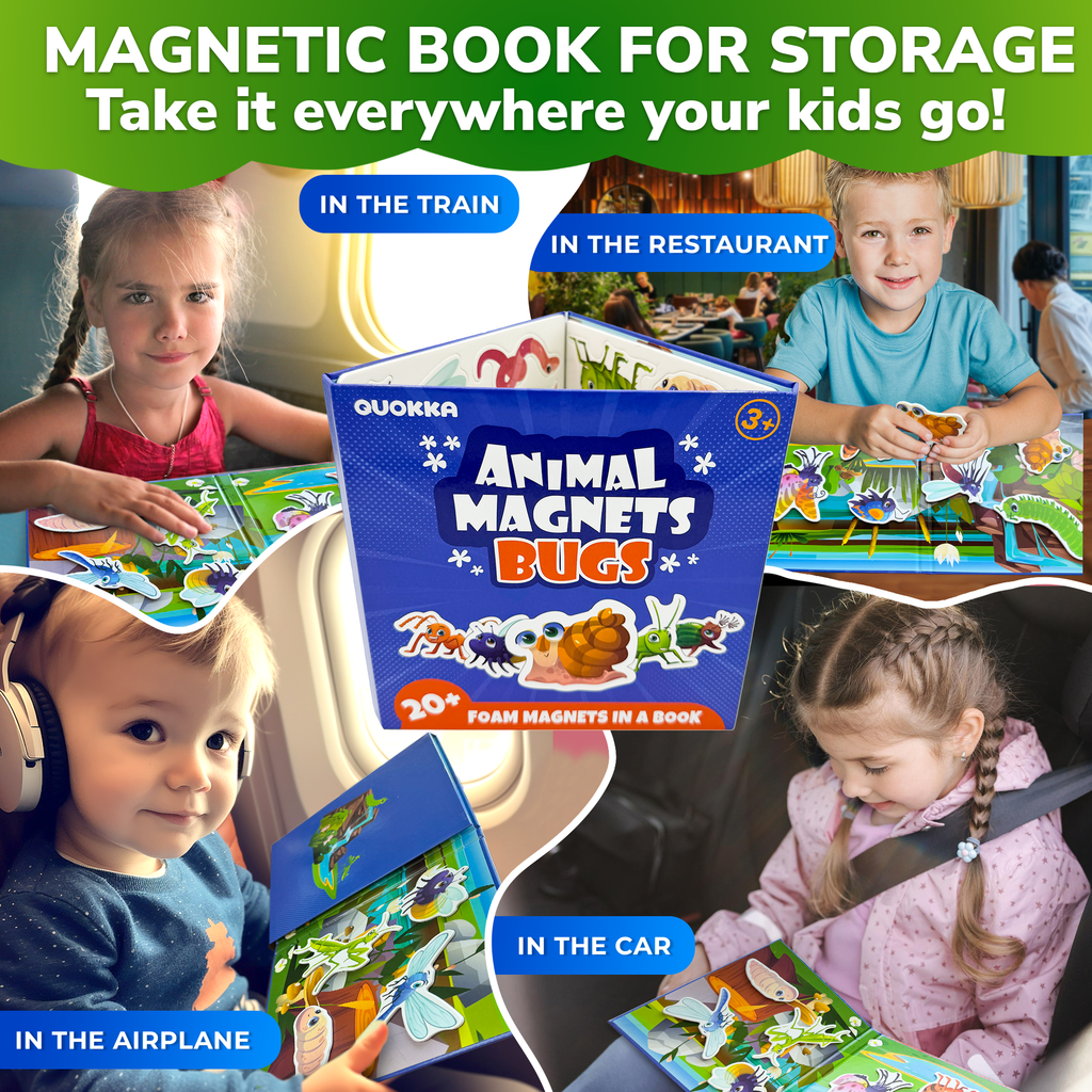 Quokka Travel Magnetic Book | Bugs