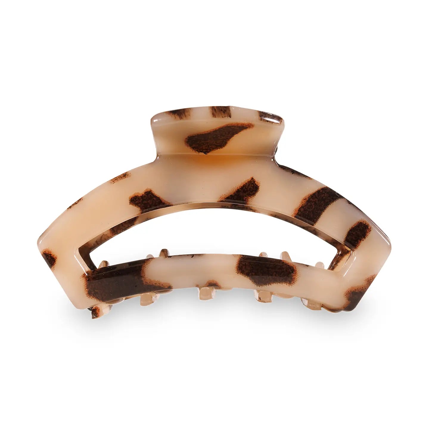 Teleties | Open Hair Clip | Tiny | Blonde Tortoise