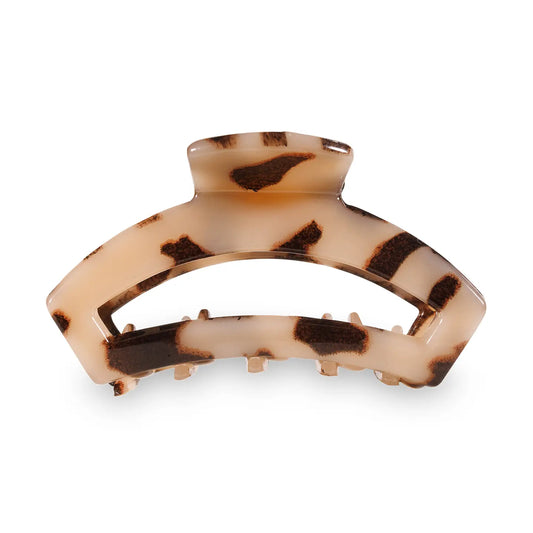 Teleties Open Hair Clip | Tiny | Blonde Tortoise