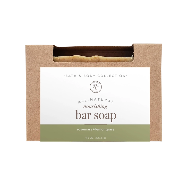 Rowe Casa Hand-Crafted Goat's Milk Bar Soap Rosemary + Lemongrass 4.5 oz