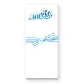 Donovan Designs | Hand Lettered State Skinnie Notepad | Kentucky