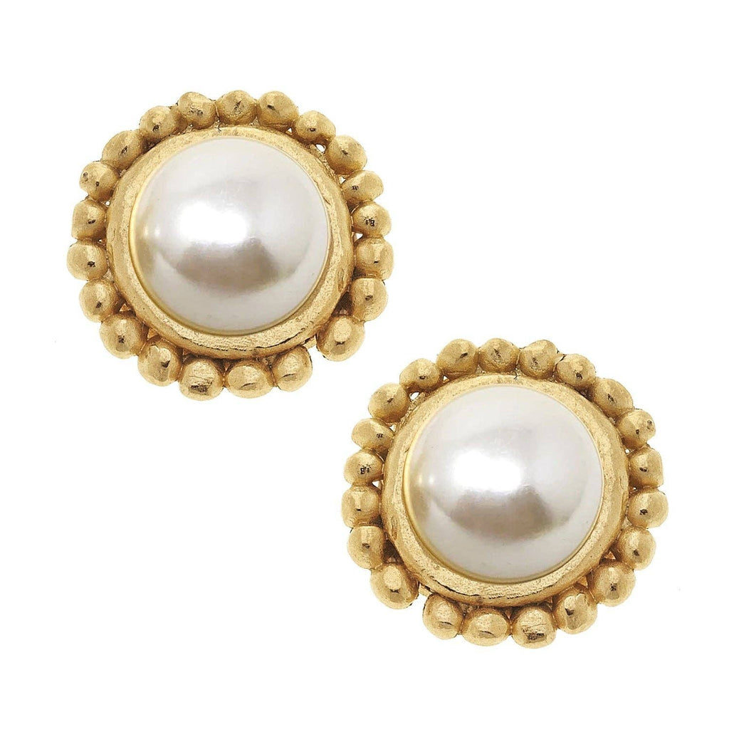 Susan Shaw | Earrings | Dotted Pearl Studs