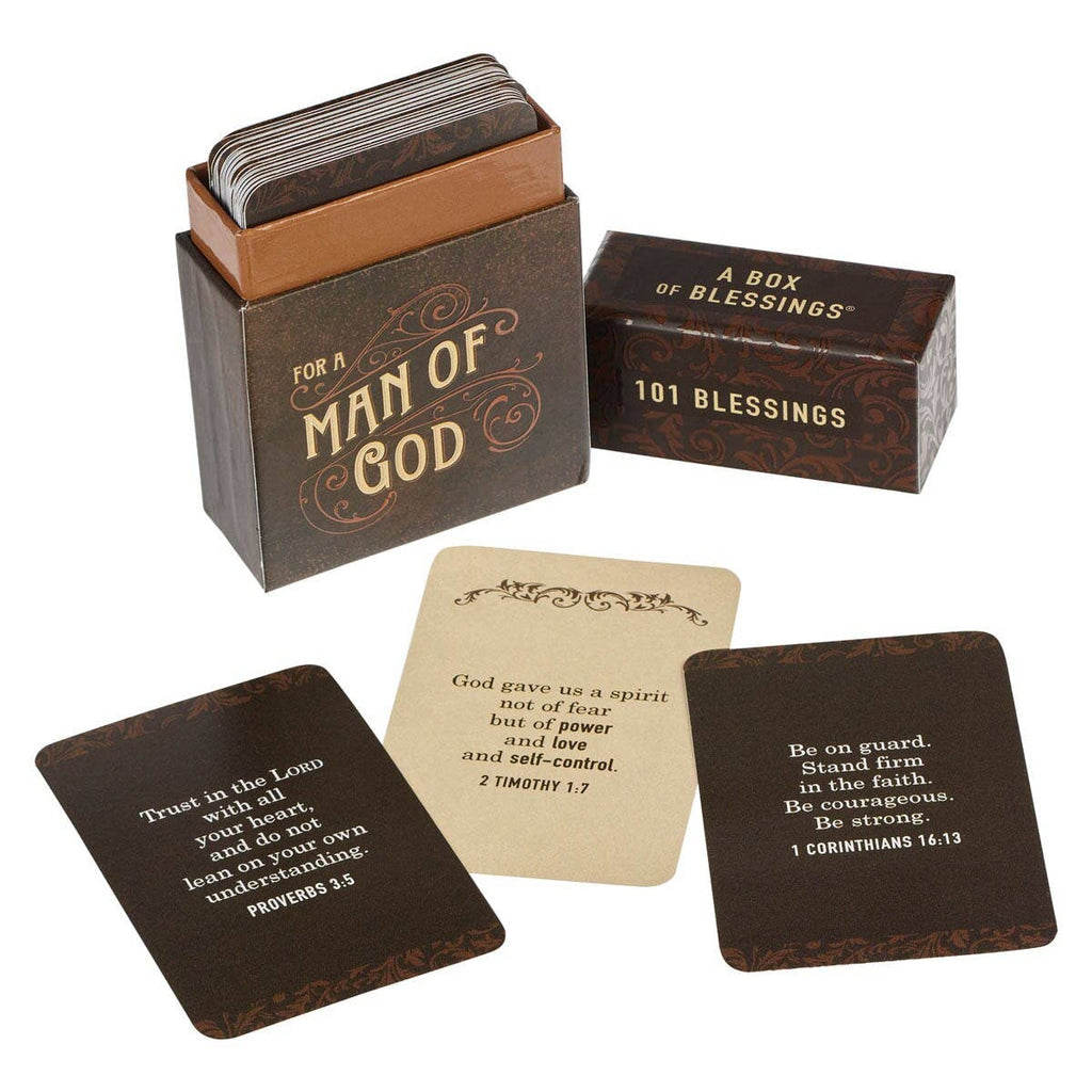 Christian Art Gifts | Box of Blessings | For a Man of God
