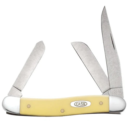 Case Knives Yellow Synthetic CS Medium Stockman 00035