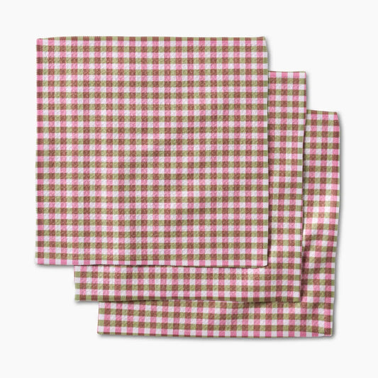 Geometry Patricia Plaid Dinner Napkin Set