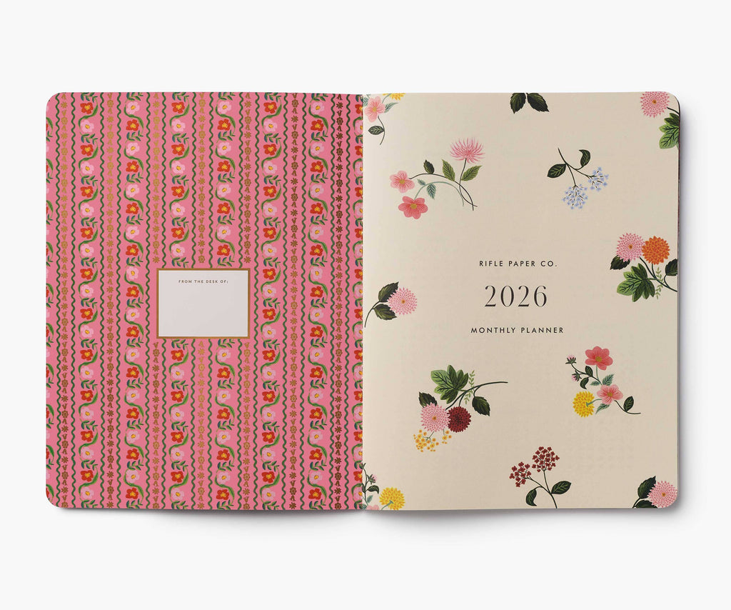 Rifle Paper Co. 2026 Dahlia 12-Month Appointment Notebook