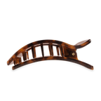 Flat Rectangle Hair Clip | Large | Tortoise