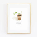Emily Lex | Print | 2 Corinthians 5:17 Sweet Pea