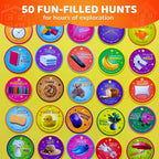Quokka Scavenger Hunt Game for Kids - 50 Cards Activities Indoor