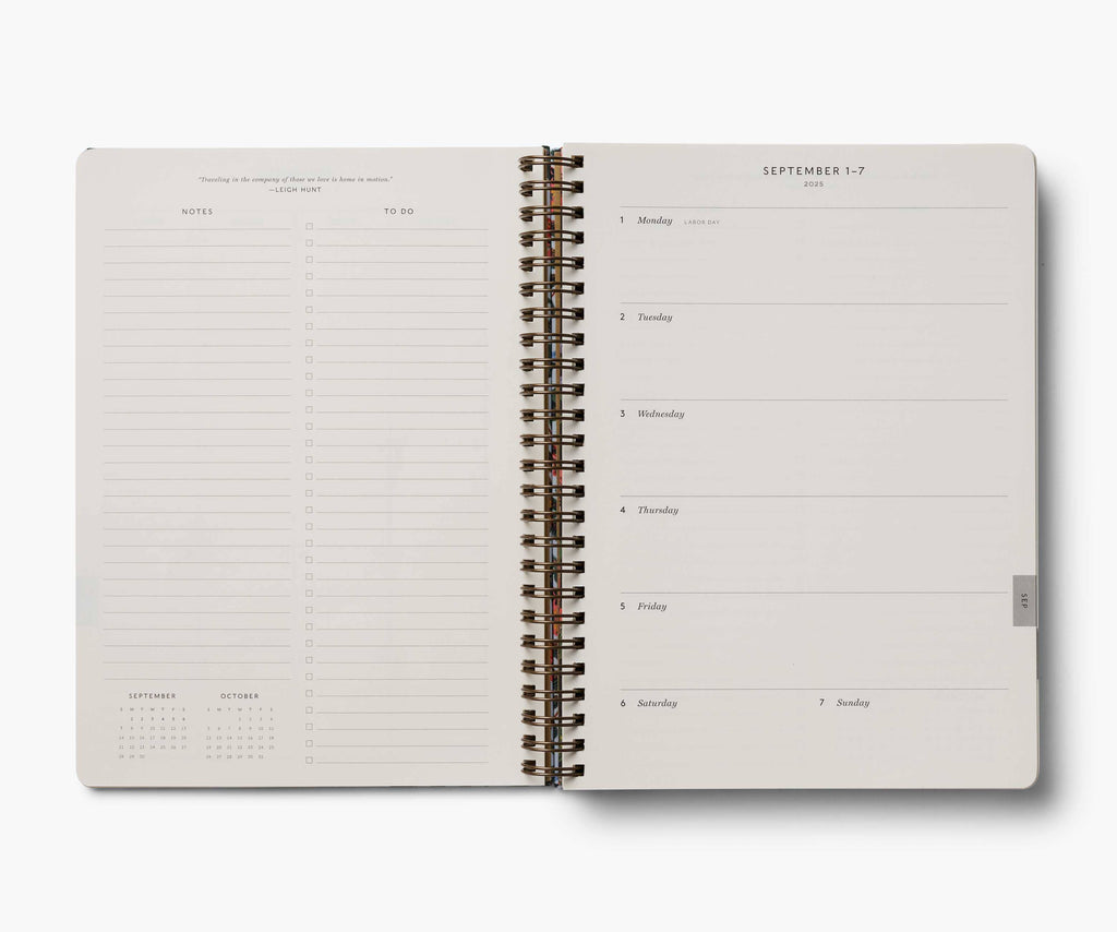 Rifle Paper Co. 2026 Gracie 17-Month Academic Softcover Spiral Planner