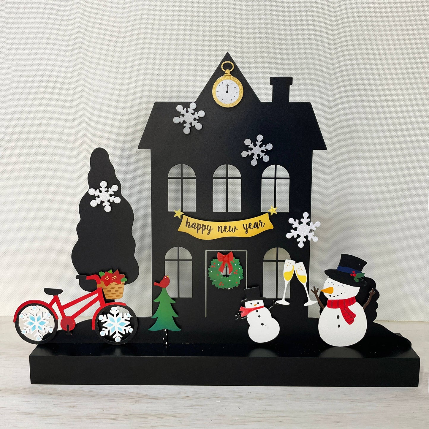 Roeda Studios Snowman with Tree Magnet Set