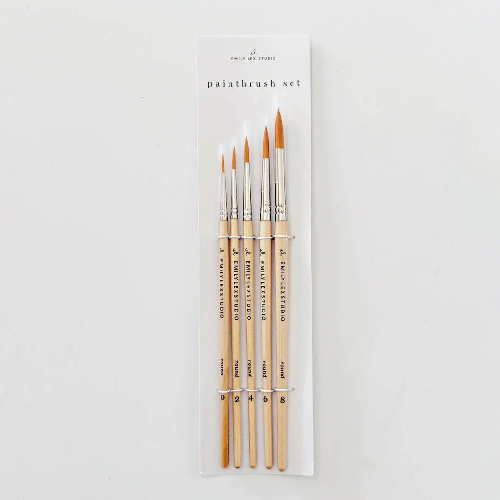 Emily Lex | Watercolor Paintbrush Set