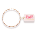 Beaded Blondes | Mini Katy Bracelet in Gold | Extended 7.25 inch