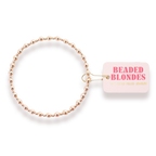 Beaded Blondes | Mini Katy Bracelet in Gold | Extended 7.25 inch