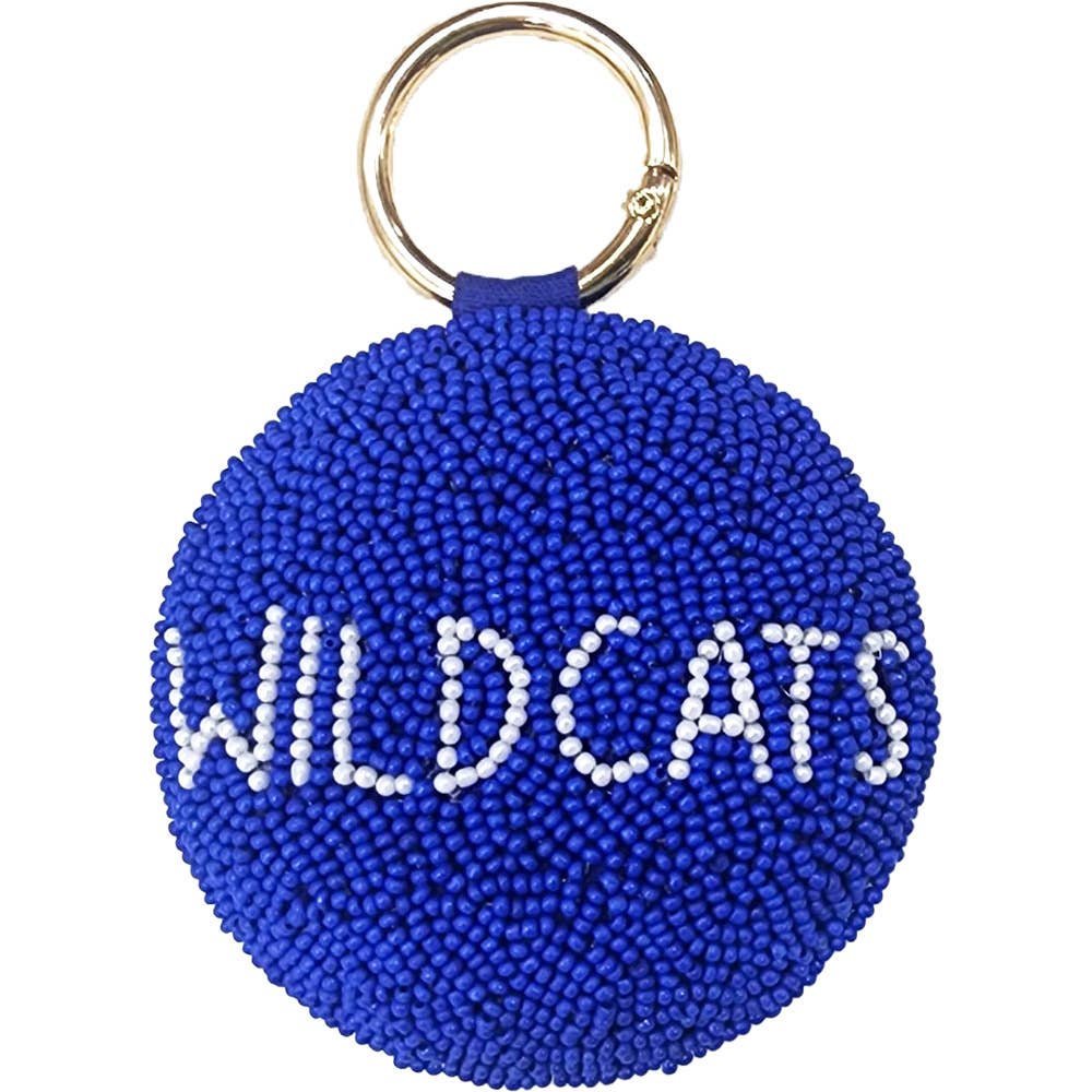 Pizzaz Inc. Kentucky Wildcats Beaded Keycain