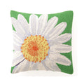 Peking Handicraft White Daisy Hook Pillow